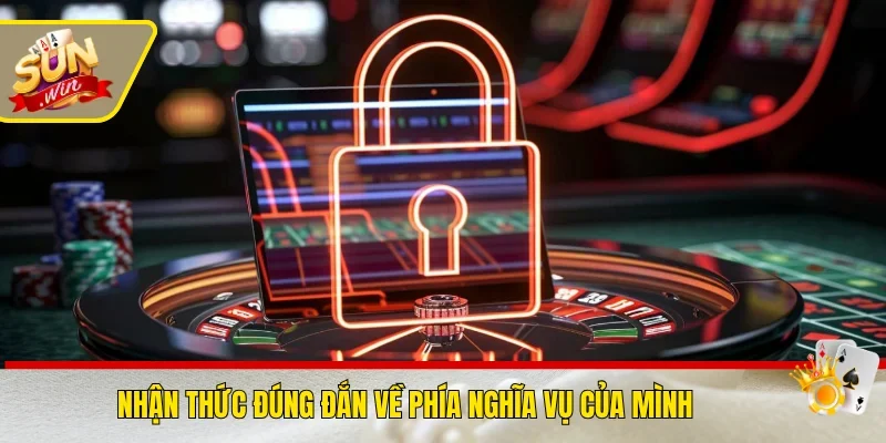 Nhận thức đúng đắn về phía nghĩa vụ của mình