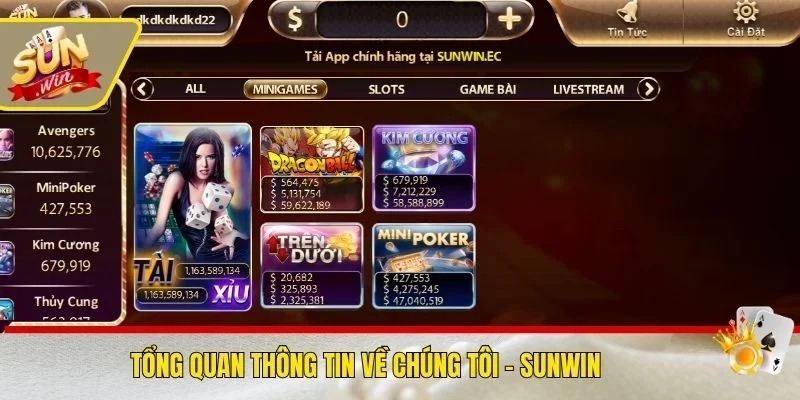 Tổng quan thông tin về chúng tôi - SUNWIN